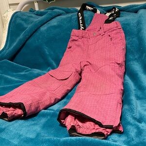 Trendy Kids Pink Overalls with Branded Straps